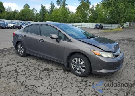 2012 Honda Civic Lx from USA, damaged, VIN 2HGFB2F57CH585261